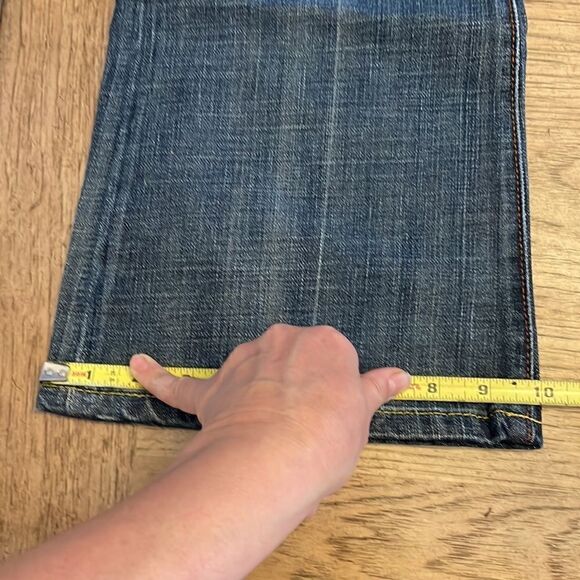 COLINS JEANS regular waist, distressed, flare jeans.  New with tags - Picture 5 of 10
